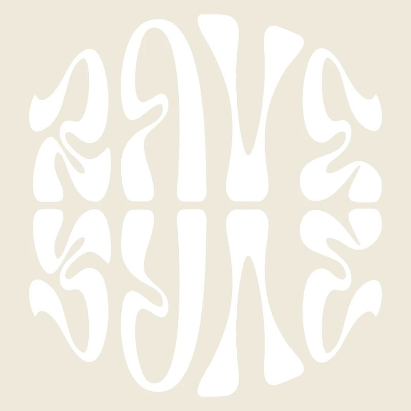 Rave typografisches Musikdesign