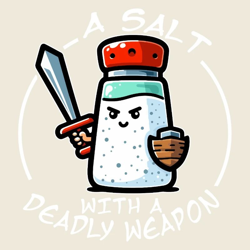 Bewaffneter Ritter Salz