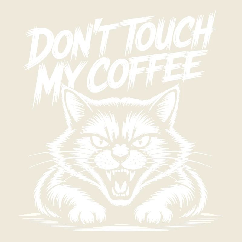 Nicht anfassen, mein Kaffee Katzenbild
