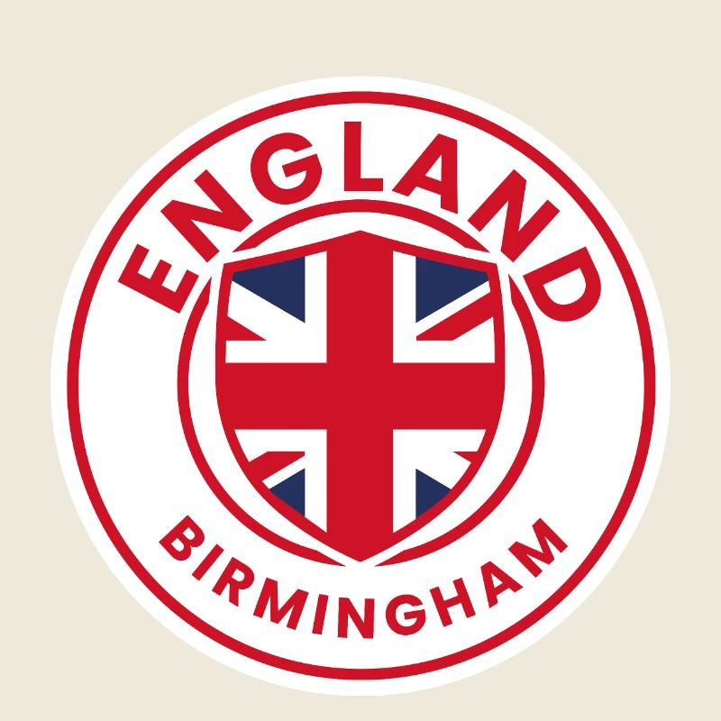Britisches Abzeichen in Rot, Weiß, Blau