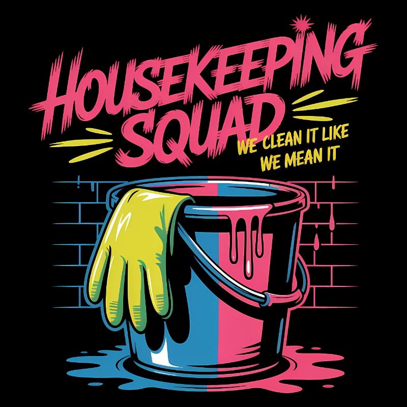 Funny Cleaning Design