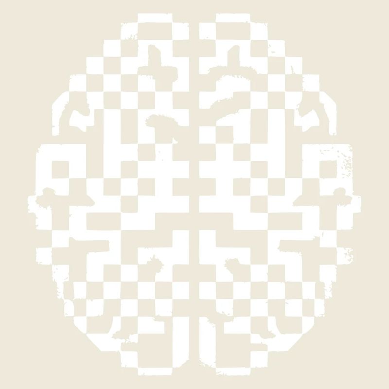 Brain Pixel Art Anatomy