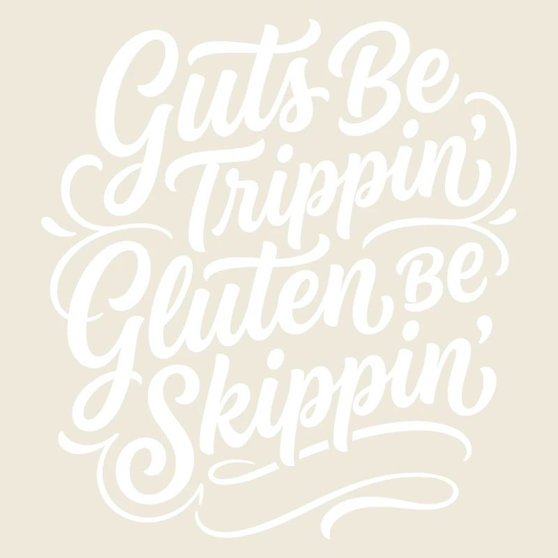 Humour sans gluten : proverbe cœliaque design
