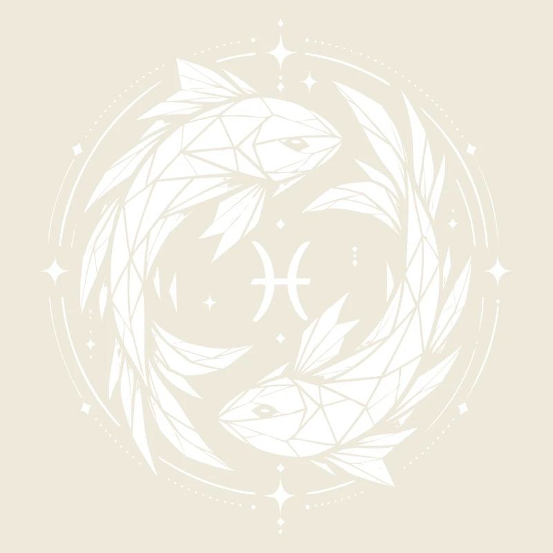 Pisces Symbol – Gentle & Modern
