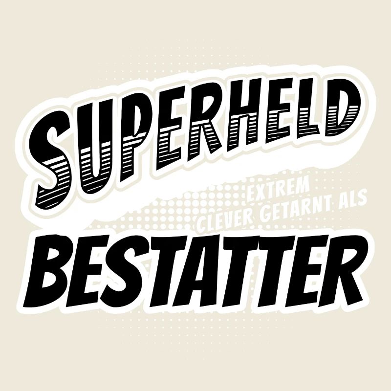 Superheld, clever getarnt als Bestatter