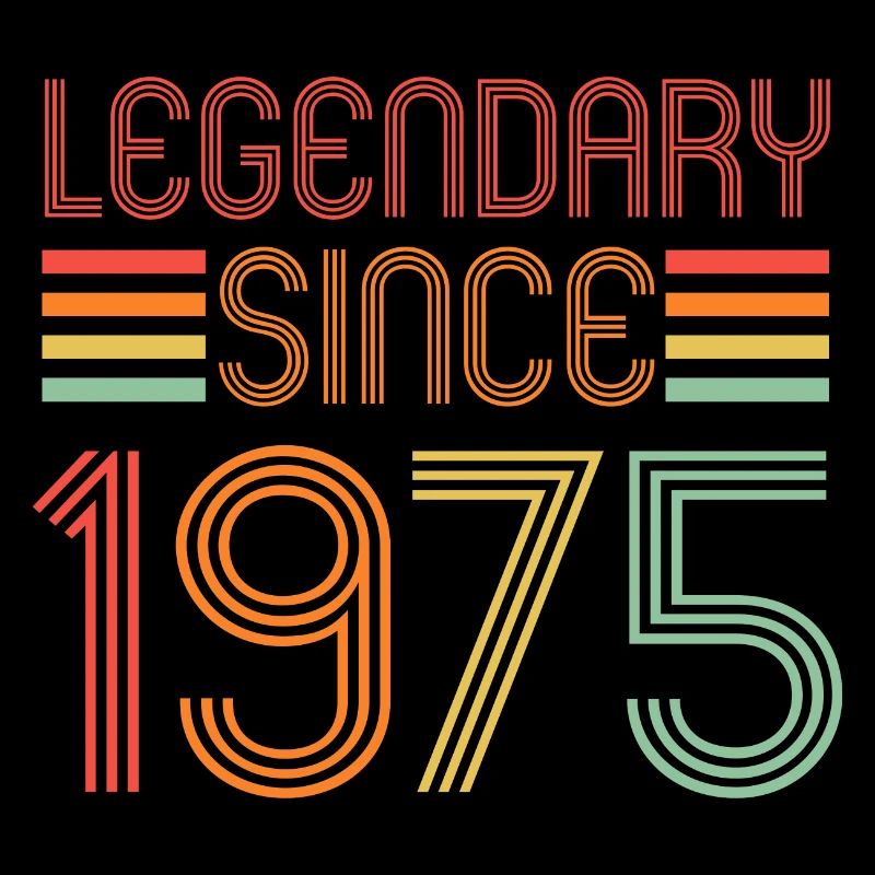Legendär seit 1975, Retro, Geburtstag