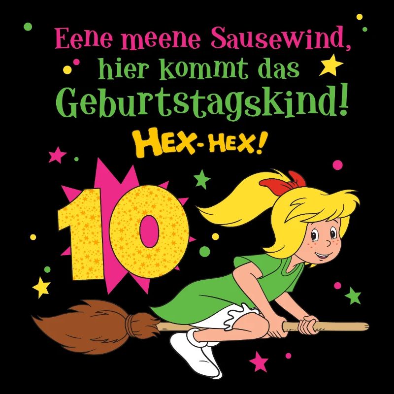 Bibi Blocksberg Geburtstagsdesign 10 Jahre