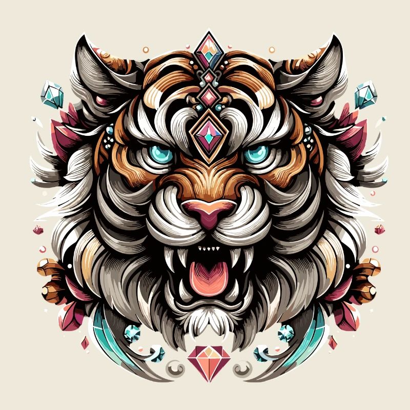 Tiger Gemstone Majesty