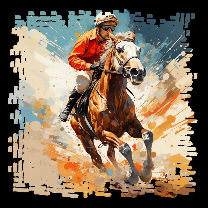 Chevaux dans les courses de galop et les courses de trot