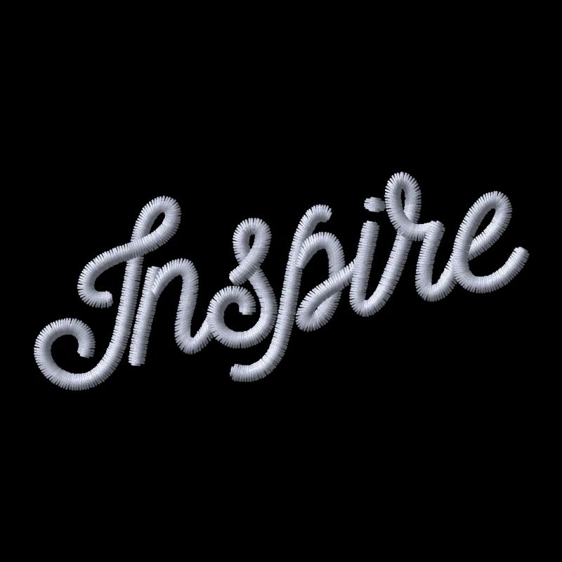 Inspire embroidered