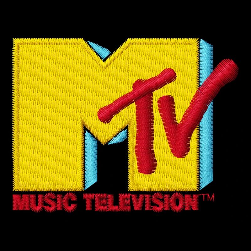 MTV Logo As Embroidery Design