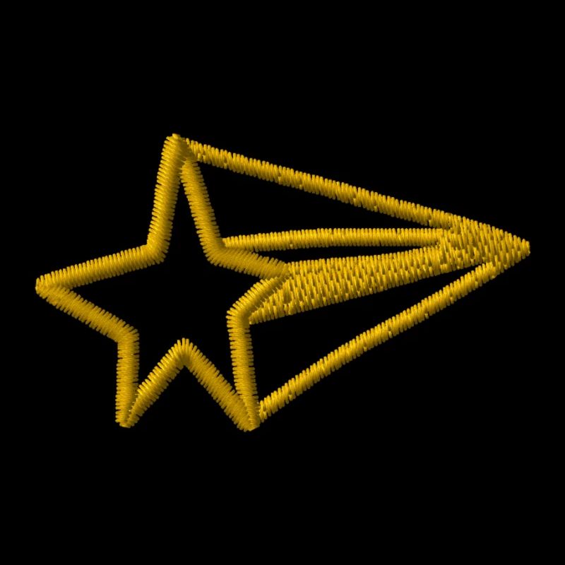 Star embroidered