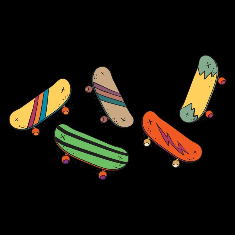 Skate SK8 Skateboarder Skate Party Halfpipe