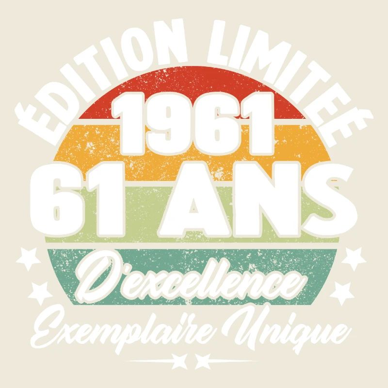 Cadeau 61 ans d'excellence / Édition limitée 1961