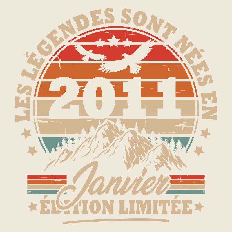 Geburtstagsgeschenk geboren im Januar 2011