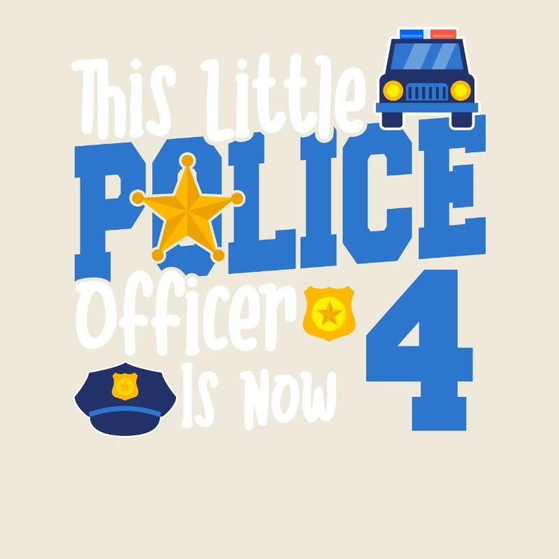 This little cop is now 4 years old, 4