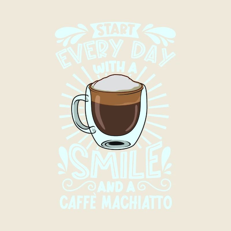 Souriez avec le caffè macchiato