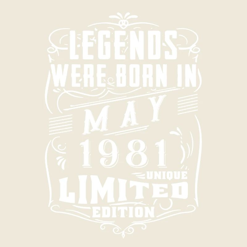 Anniversaire Mai 1981 Année Edition Limitée