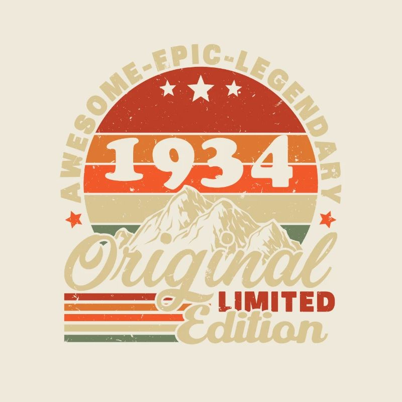 Original 1934 90th Anniversary Vintage Gift