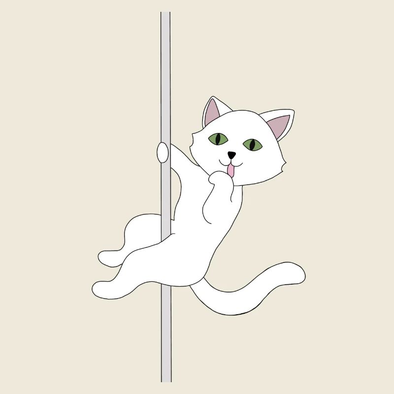 Katze Pole Dance