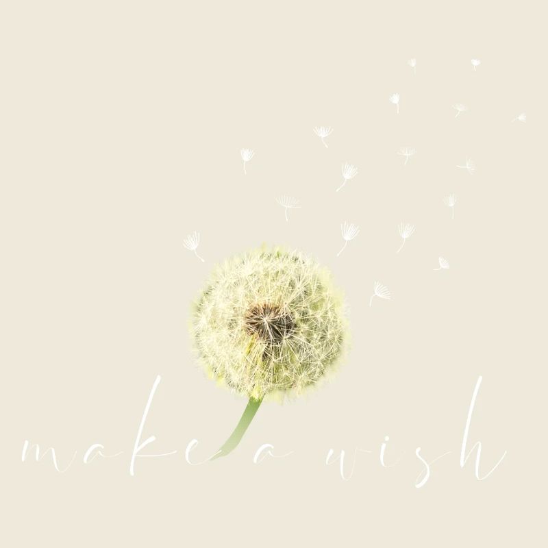 make a wish Pusteblume