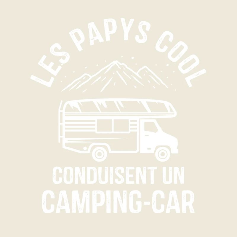 Les Papys Cool Conduisent Un Camping-car