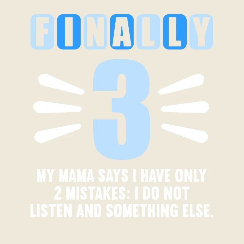 Finally 3 mom says have only 2 mistakes 3rd birthday