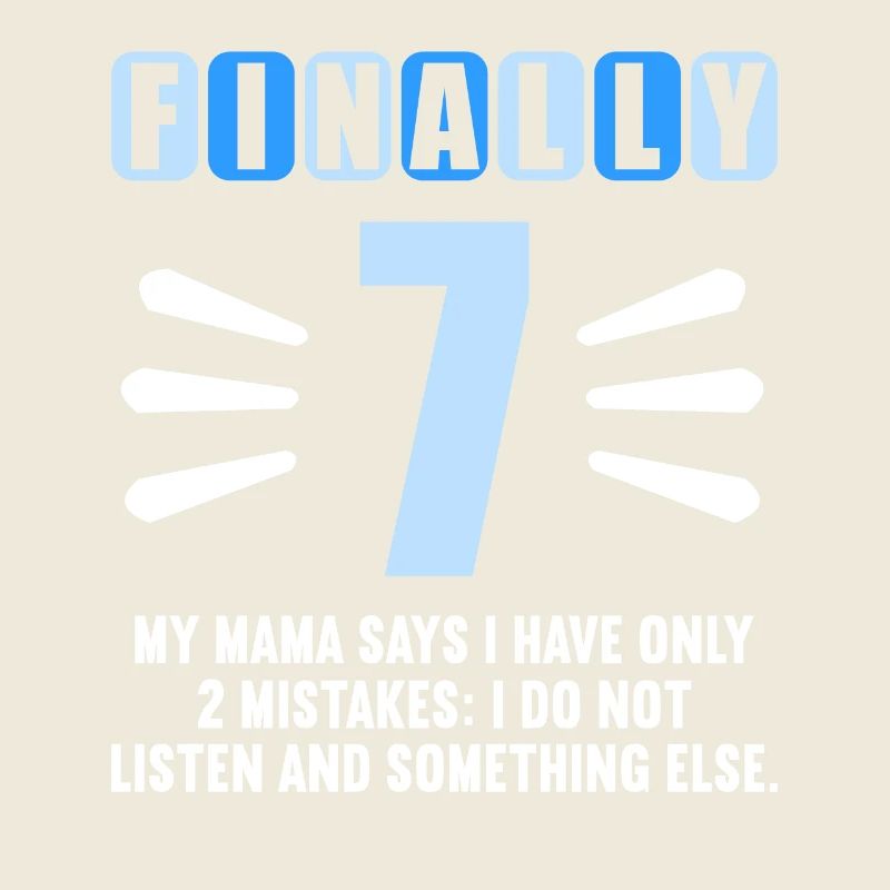Finally 7 mom says have only 2 mistakes 7th birthday