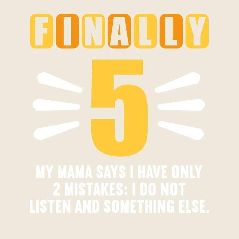 Finally 5 mom says have only 2 mistakes 5th birthday