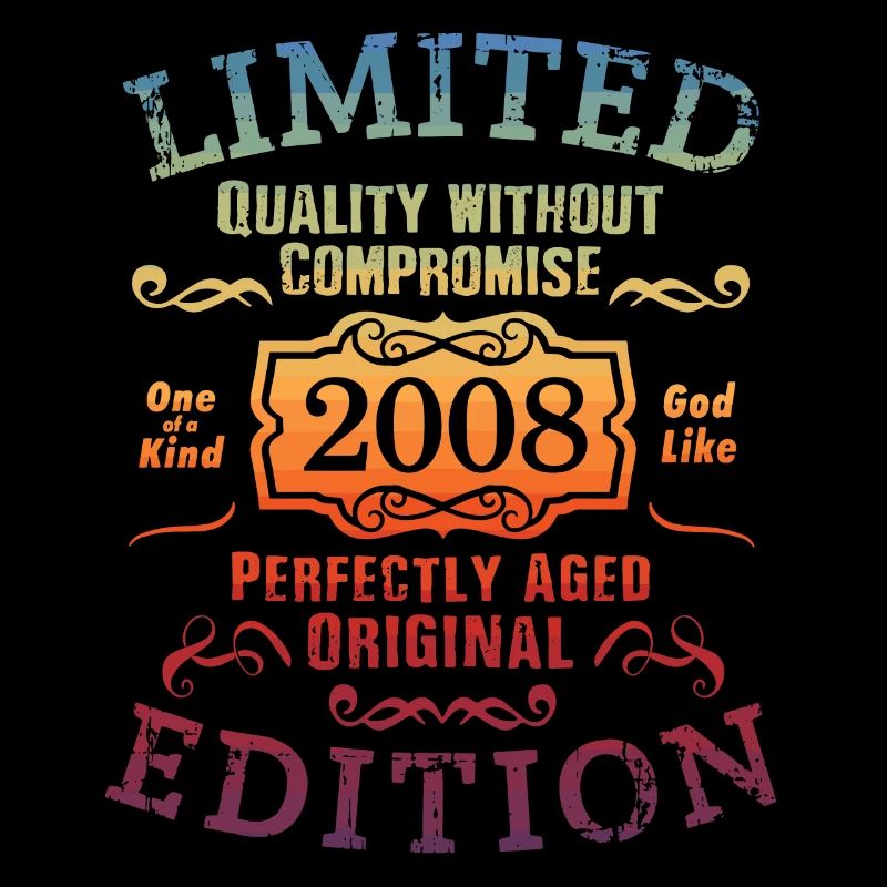 Geburtstag 2008 Limited Edition Geschenk Used Cool