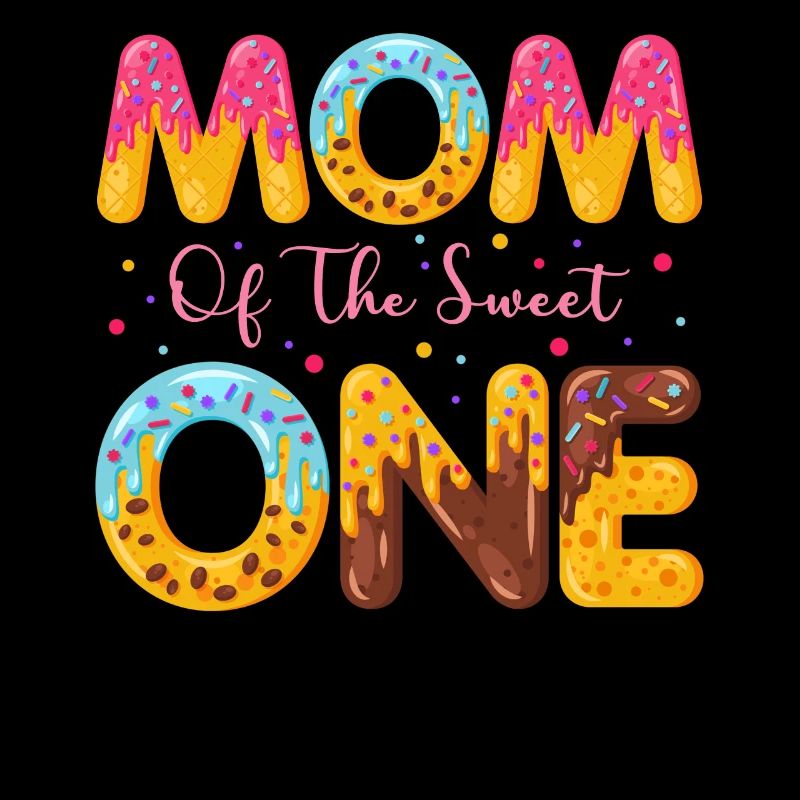 Mutter Der Süßen Bestreut Köstlichen Krapfen