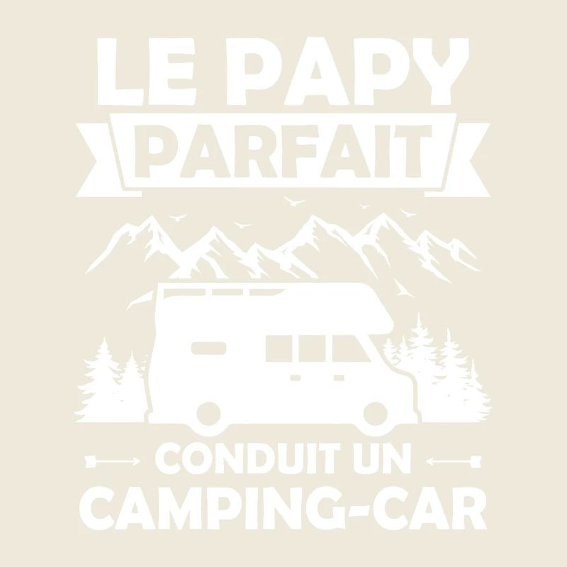 Le papy parfait conduit un camping car