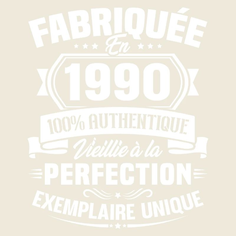 Fabriquée en 1990 - Cadeau d'anniversaire 33 ans