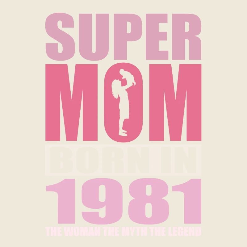 Mama Geburtstag 1981 | Super Mom