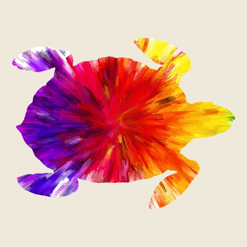 Colored turtle