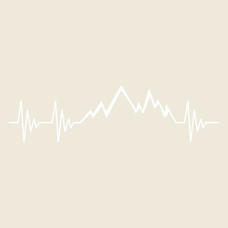 Berg EKG Weiß