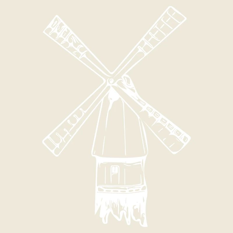 Vintage nostalgic windmill