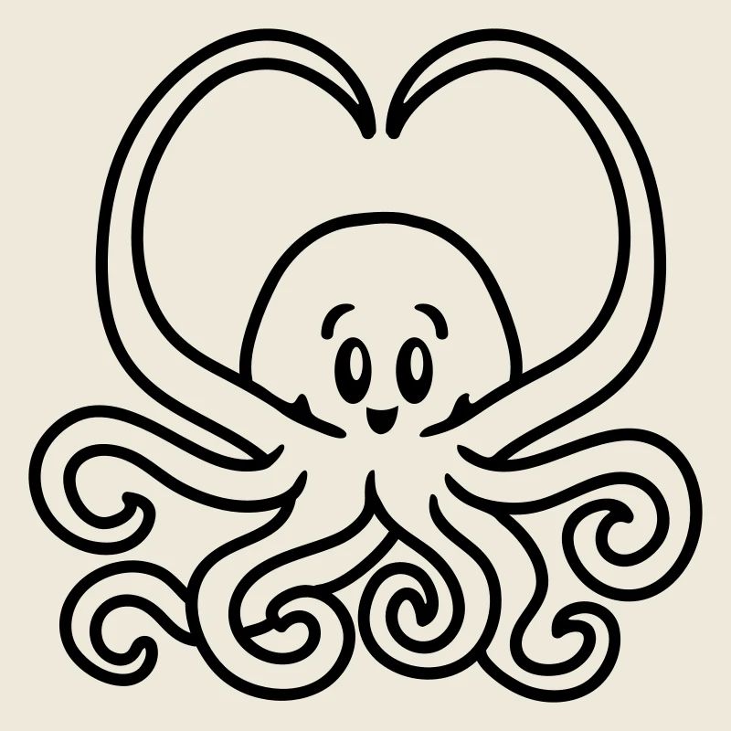 Squid heart - line
