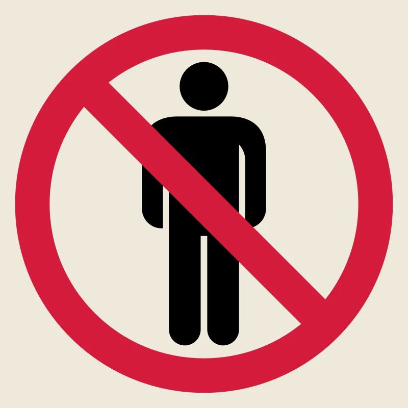 verboten dagegen hinweis schild hass menschen leut