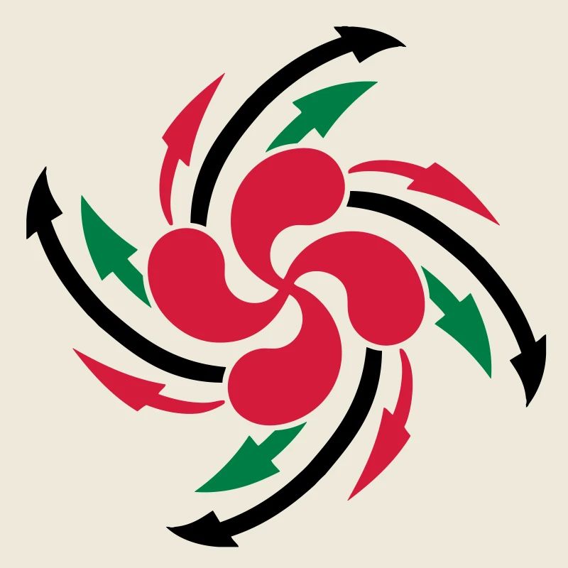 lauburu basque cross design