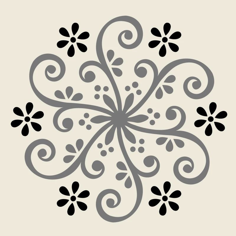Flower floral pattern nature mandala