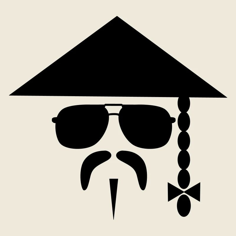 Chinese with Mustache