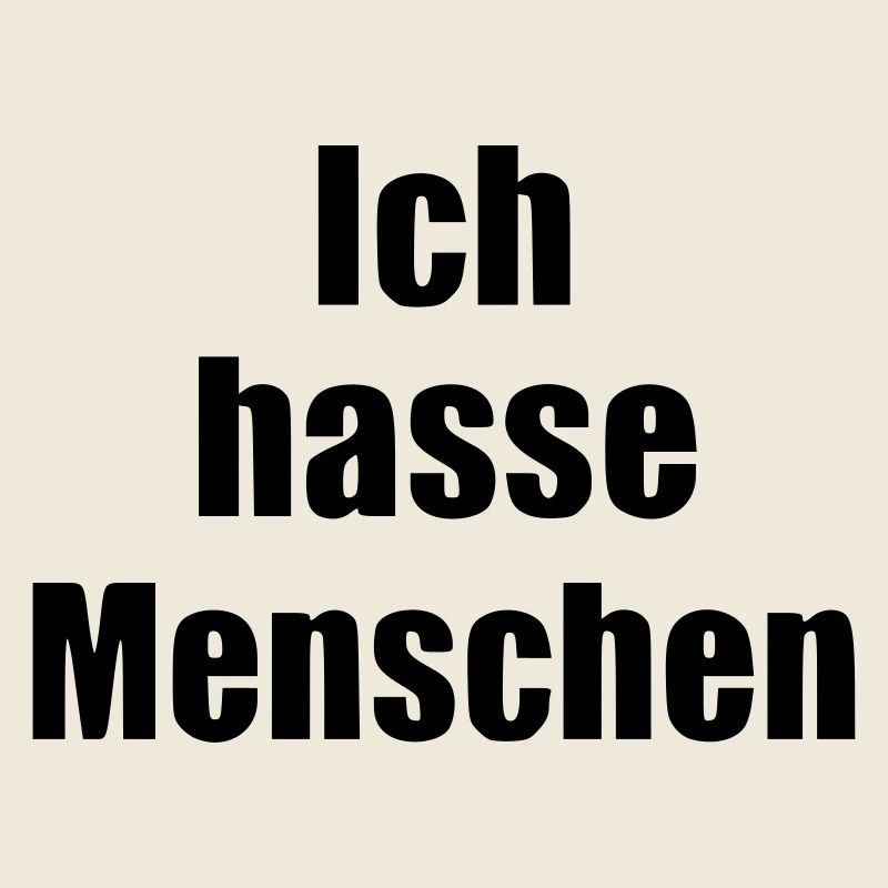 Ich hasse Menschen Statement vegan Tierschutz