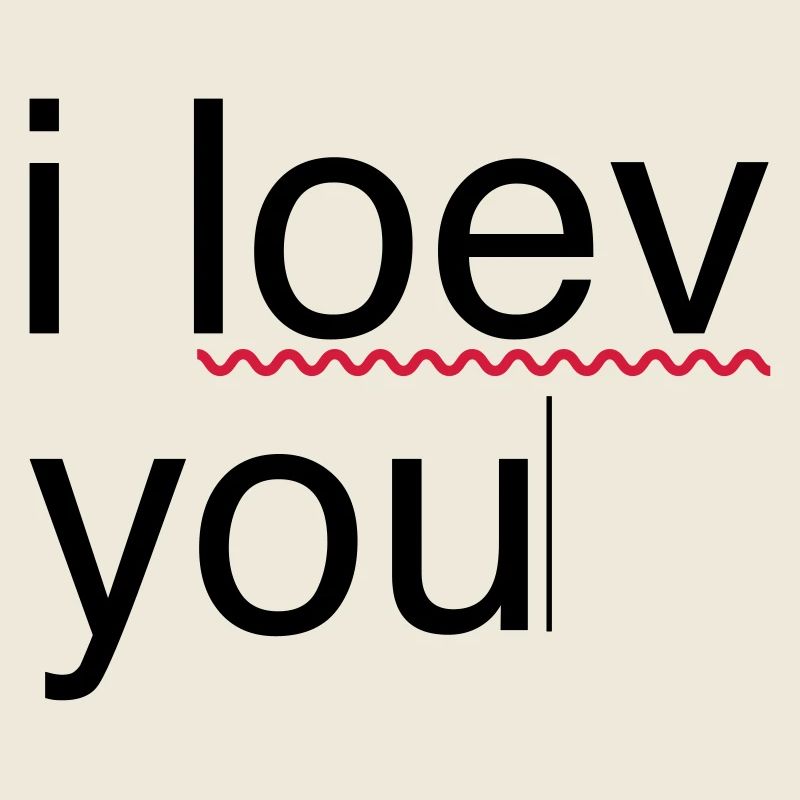 ich liebe dich Fehler