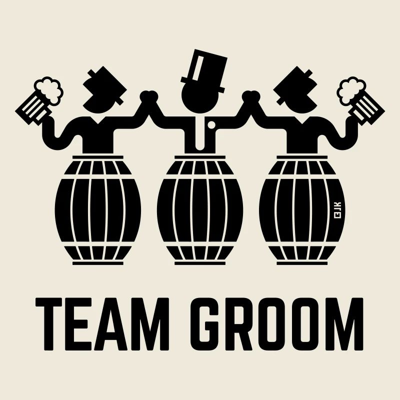 Team Groom (Junggesellenabschied / Bierfässer / B)