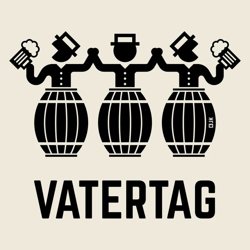 Vatertag Bierfässer (Bier / Männertag / Black)