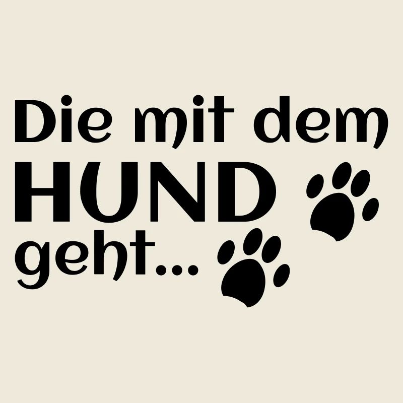 die mit dem hund geht