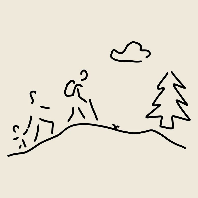wandern oder walking