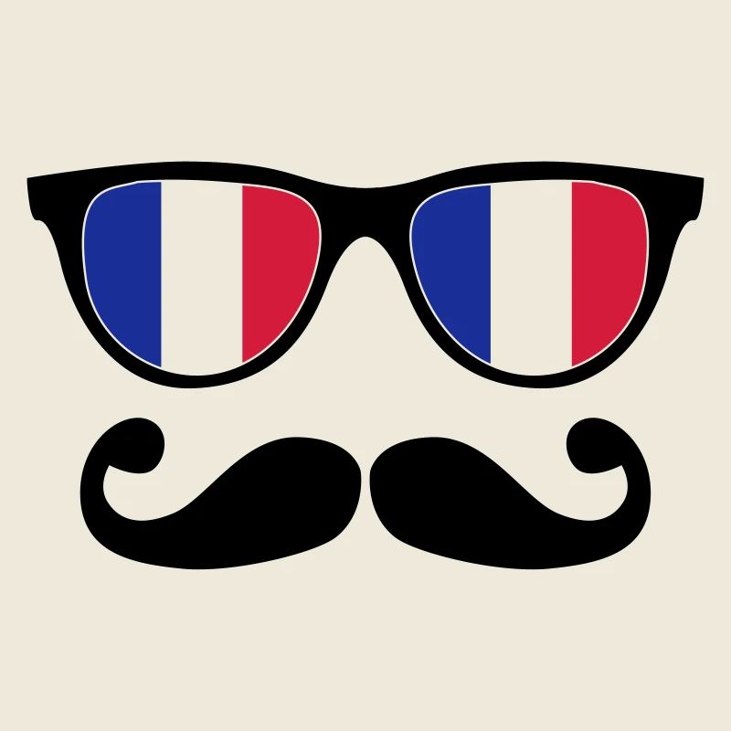 french mustache glasses nerd - like a sir