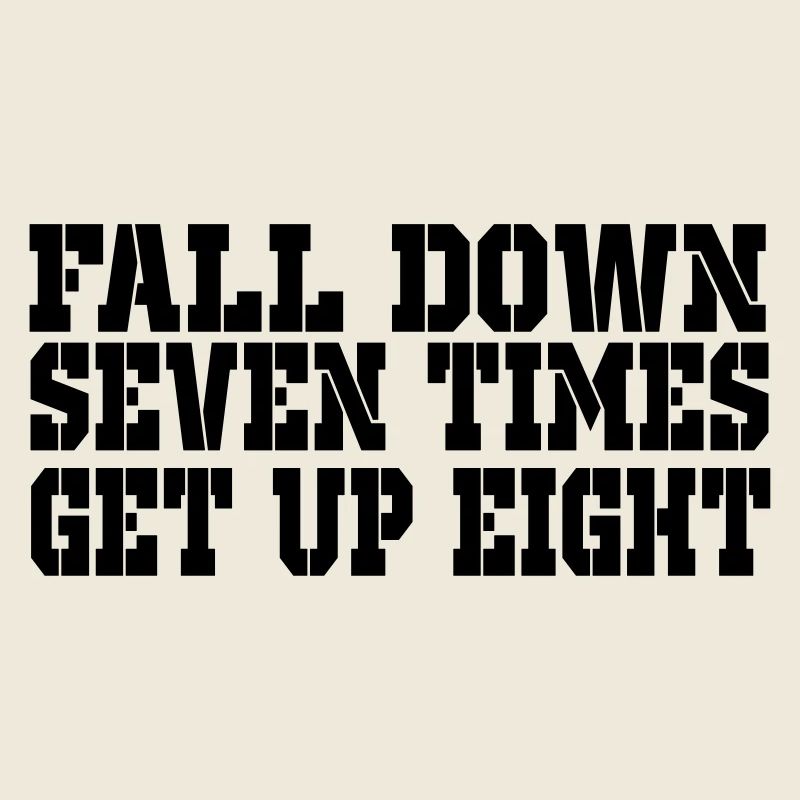 fallen sieben aufstehen 8
